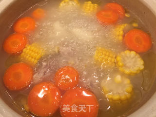 玉米土豆红萝卜排骨汤的做法步骤:6