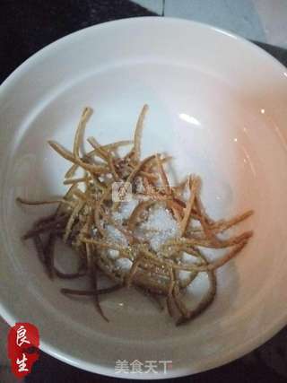 暖心糖水—陈皮银耳绿豆沙的做法步骤:5