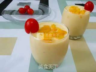 芒果苹果奶昔的做法步骤:6