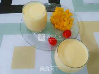 芒果苹果奶昔的做法步骤:4