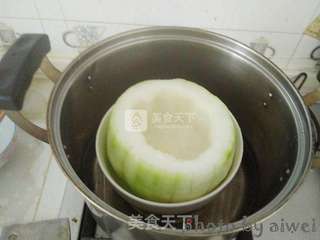 冬瓜盅的做法步骤:3