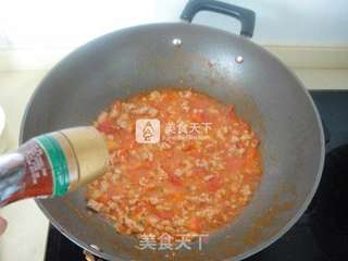 番茄肉酱面的做法步骤:9