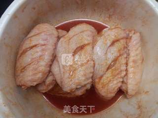 奥尔良柠檬蜂蜜烤鸡翅的做法步骤:5