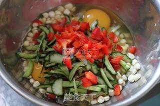 蔬菜玉米欧姆列兹的做法步骤:2