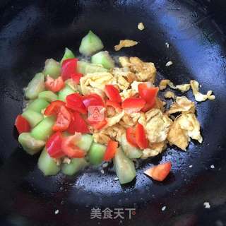 丝瓜炒鸡蛋的做法步骤:9