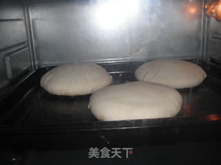 高仿版皮塔饼(口袋面包)的做法步骤:5