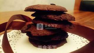 大块巧克力饼干的做法步骤:11