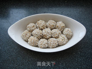 珍珠豆腐丸子的做法步骤:7