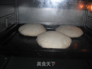 高仿版皮塔饼(口袋面包)的做法步骤:6