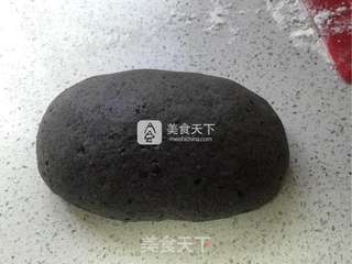 黑芝麻馒头的做法步骤:9