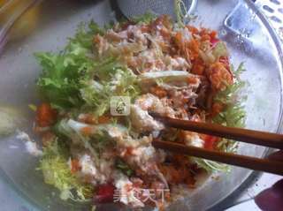 蟹肉色拉的做法步骤:14