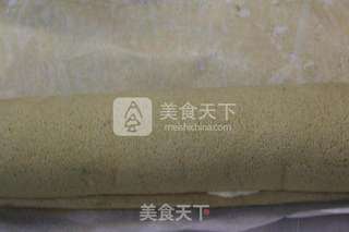 适合聚餐的甜点——抹茶蛋糕卷的做法步骤:11