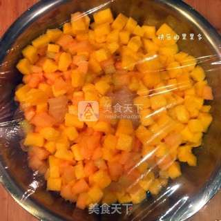 芒果哈密瓜果酱的做法步骤:5