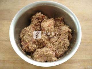 粉蒸排骨的做法步骤:4