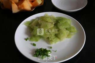 清炒哈密瓜的做法步骤:3