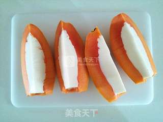 木瓜牛奶冻的做法步骤:10