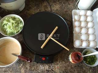 煎饼果子的做法步骤:8