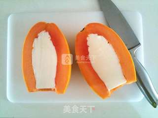 木瓜牛奶冻的做法步骤:9