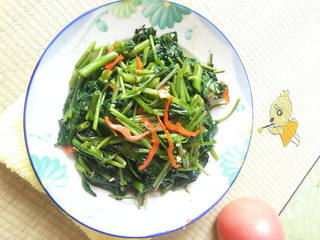 蚝油空心菜的做法步骤:7