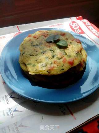 豆渣饼的做法步骤:4