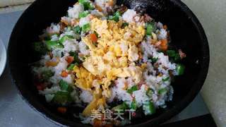 秋葵蛋炒饭---混搭的食材也美味的做法步骤:8