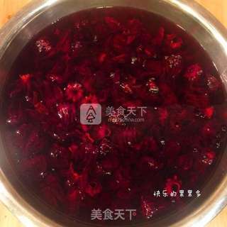 减肥果酱-柠檬洛神花果酱的做法步骤:3
