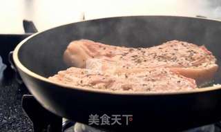 煎猪扒配酸甜椒——戈登的做法步骤:8