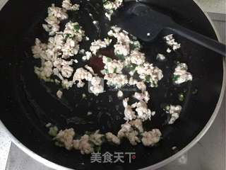 酸豆角炒肉末的做法步骤:7