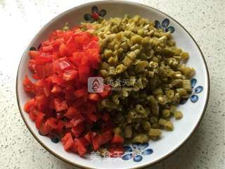 酸豆角炒肉末的做法步骤:4