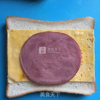 三明治的做法步骤：2