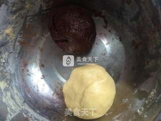 双色心形饼干的做法步骤:6