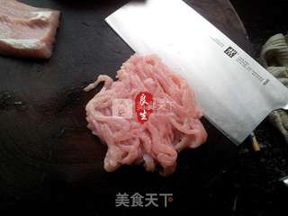 名家名菜—钱江肉丝的做法步骤：4