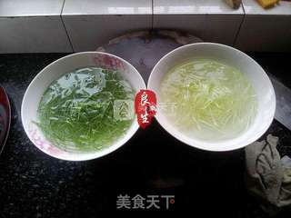 名家名菜—钱江肉丝的做法步骤:2
