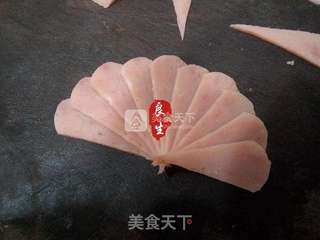 花式冷拼—春笋吐艳的做法步骤:3