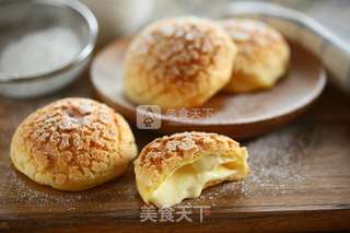 酥皮泡芙的做法步骤:28