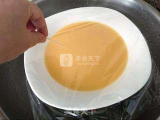 虫草花蒸鸡蛋羹的做法步骤:4