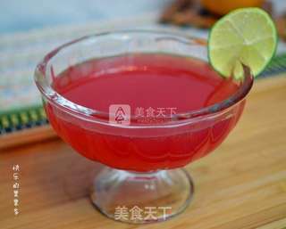 西瓜柠檬鸡尾酒果汁的做法步骤：5