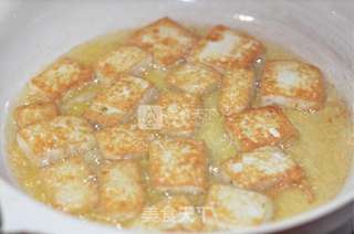 酸缸豆蒜蓉豆腐的做法步骤：3