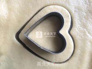 双色心形饼干的做法步骤：8