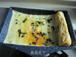 海苔葱花厚蛋烧的做法步骤:10