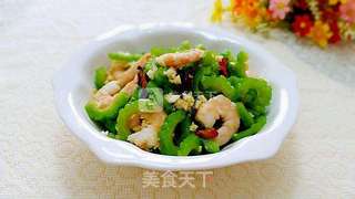 苦瓜虾仁的做法步骤:7