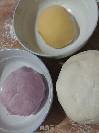 彩蔬花卷的做法步骤:4