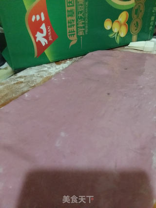彩蔬花卷的做法步骤:6