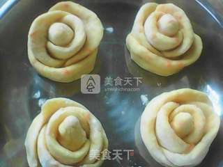 玫瑰花面包（情人节）的做法步骤：7