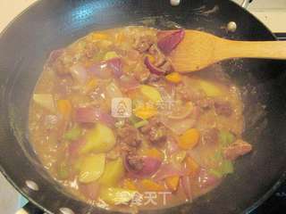 咖喱牛肉土豆的做法步骤:14