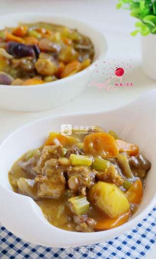 咖喱牛肉土豆的做法步骤:15