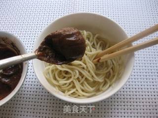 腐乳芝麻酱拌面的做法步骤:6