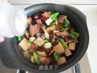 腊肉炒香干的做法步骤:10