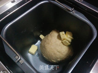 【全麦葡萄干面包卷】——ACA AB-2CM15全自动面包机试用的做法步骤：7