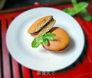 豆沙夹心饼干的做法步骤:9